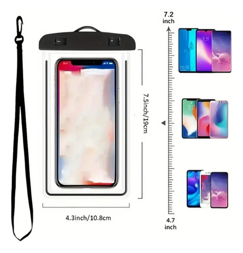 Funda Bolsa Protector Contra Agua Celular Teléfono Resistente