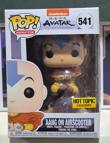Funko Pop Aang On Airscooter 541 Hot Topic Avatar