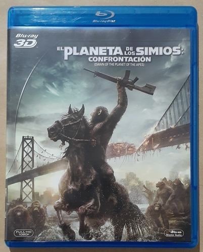 Blu-ray El Planeta De Los Simios Confrontacion 3d