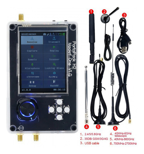 Receptor Portapack H2 Max2839, 0,5 Ppm, Tcxo Analog Gps 3.2