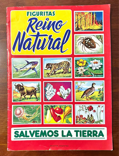 Álbum Figuritas Reino Natural Salvemos La Tierra Impecable!
