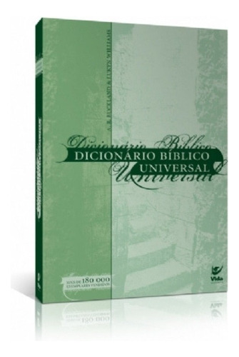 Dicionario Biblico Universal Buckland O + Vendido P Teologia
