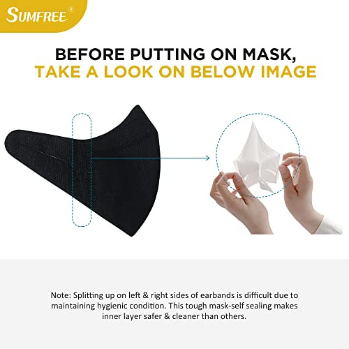 Sumfree Kf Ad Health Mask 3 Layer Protection, 100% Made In
