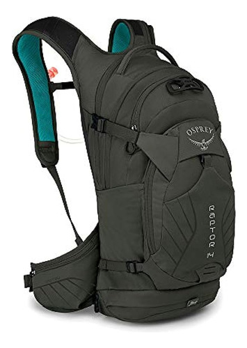 Mochila De Hidratación Para Bicicleta Osprey Raptor 14, Verd