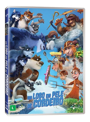 Dvd Um Lobo Em Pele De Cordeiro - Desenho - Lacrado Original