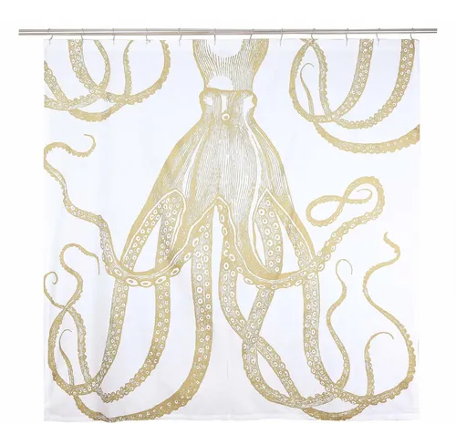 Ducha Estampado Pulpo Dorado