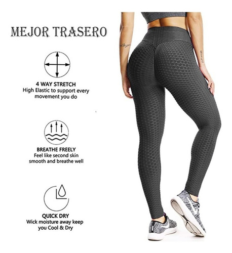 Leggins Mujer Deportivos De Moda Mallas Ejercicio Calidad