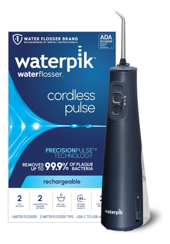 Water Flosser Waterpik Cordless Pulse Recarregável Wf-20 Blu