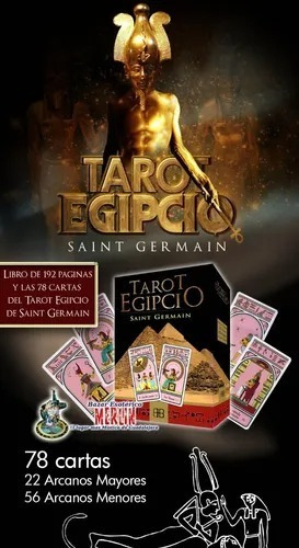 Set Cartas Tarot + Libro Tarot Egipcio Día Del Padre