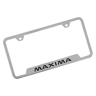 Maxima License Plate Frame - Laser Etched Cut-out Frame...