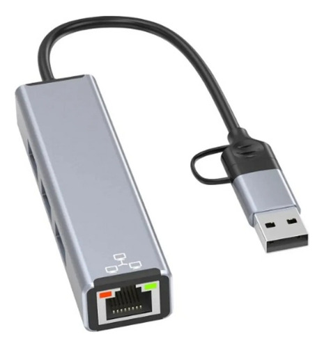 Adaptador Usb C - Usb A (4 Puertos) 2 En 1 Airsky Lh032