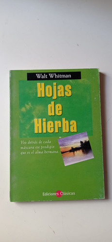 Hojas De Hierba Walt Whitman Altamira 