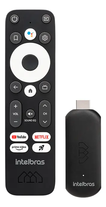 Smart Tv Stick Full Hd Intelbras Preto Padrão