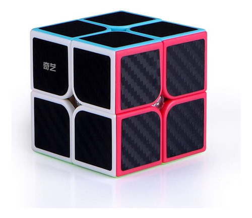 Cubo Rubik Qiyi 2x2 Fibra De Carbono Speedcube