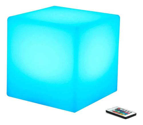 Borelor Led Cube Light, 6-inch Recargable & Remote Control M