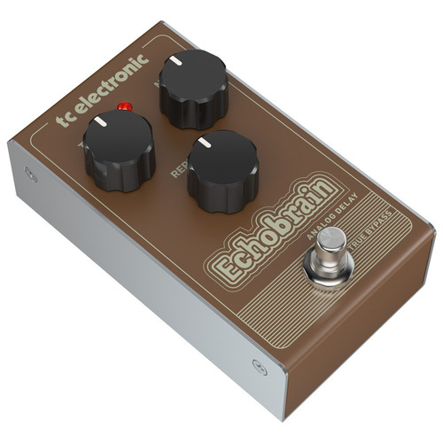 Pedal de guitarra Tc Electronic Echobrain analógico con retardo, color marrón claro