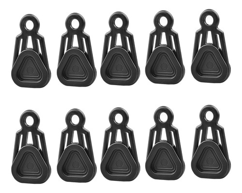 10pcs Carpa Lona Sujetadores De Lona Clips De Cuerda De