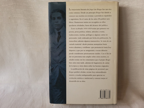 Imagen 3 de 8 de Textos Recobrados 1919-1929 Jorge Luis Borges Emece T/dura