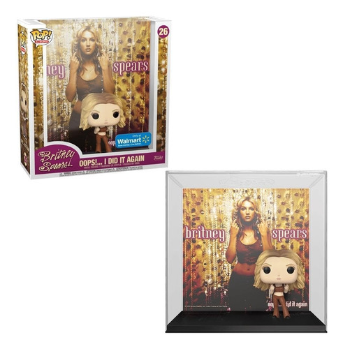 Boneca Musical Britney Spears Álbum Oops 26 Funko Pop