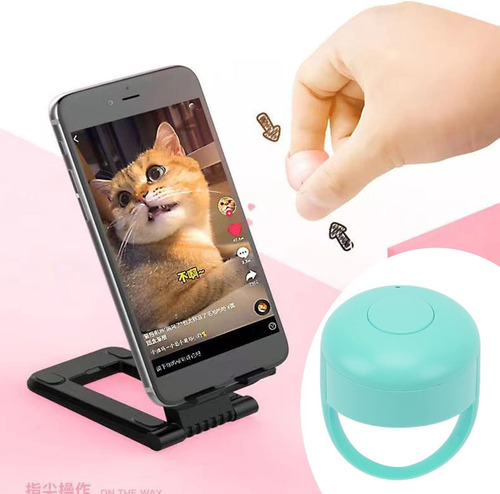 Botón Anillo Bluetooth Para Cel Controlador Vídeos Tiktok 