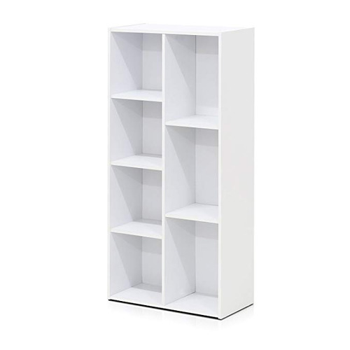 Furinno 7-cube Reversible De Plataforma Abierta, Blanca 1104