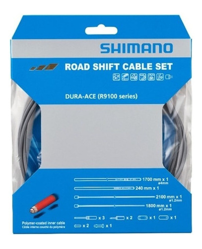 Shimano Juego Cable-funda De Cambio R9100 Black