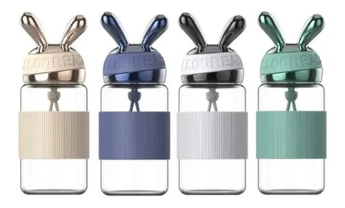 Termo De Vidrio Rabbit Glass Orejas De Conejo Fashion