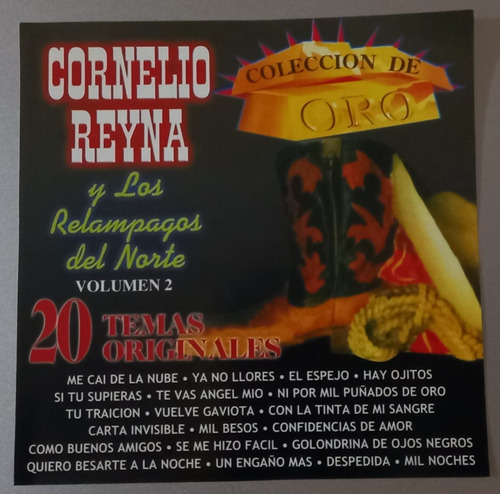Cornelio Reyna Y Los Relampagos - 20 Temas Originales (cd)