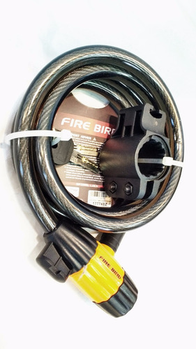 Linga Candado De Seguridad P/ Bicicleta Fire Bird 12mm