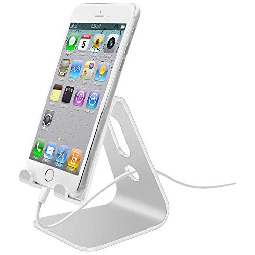 Cell Phone Stand, Aluminum Desktop Phone Holder, Cradle...