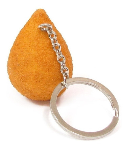 Imagem 1 de 6 de Chaveiro De Comida | Coxinha - Pronta Entrega