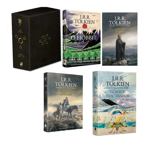 Box Senhor Dos Anéis J. R. R. Tolkien ( 7 Livros ) Capa Dura