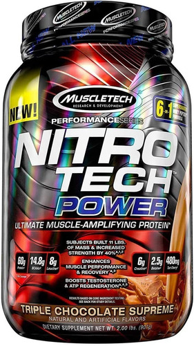 Proteina Nitrotech Power Muscletech 2 Lb Protein Power! Usa