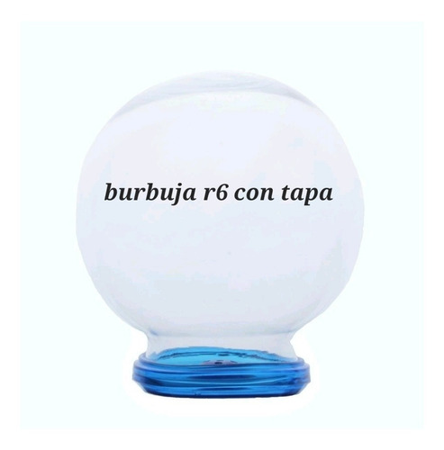 6 Pzas Florero Burbuja R6 Con Tapa, Especialmente Para Agua 