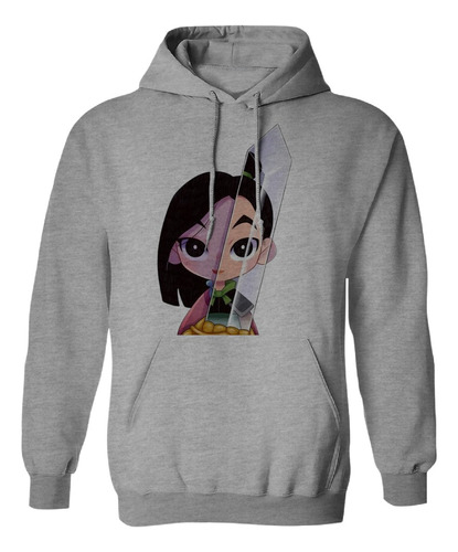 Sudadera Con Gorro Mulan Espada De Cristal