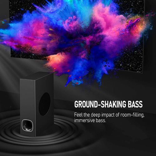 Imagen 8 de 10 de Barra De Sonido + Subwoofer 2.1 Bluetooth 5.0 Hdmi Usb 160w
