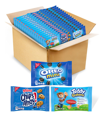 Nabisco Variety Pack Oreo Mini Galletas, Chips Ahoy! Mini Ga