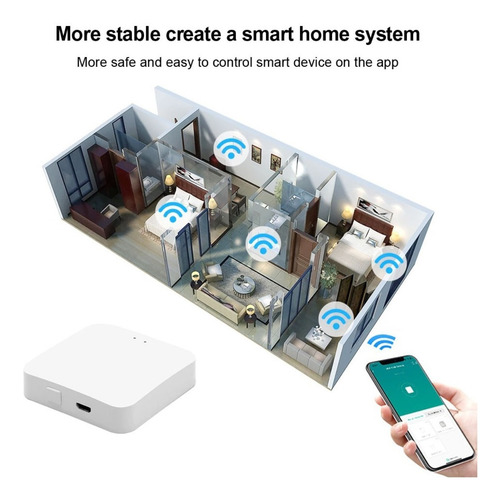 Imagen 4 de 8 de Receptor Hub Concentrador Gateway Bluetooth Tuya Smart