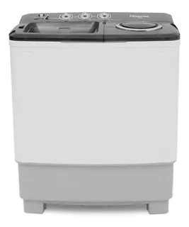 Lavadora semiautomática de doble tina Hisense WSA1102PD blanca 11kg