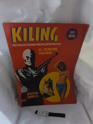 Revista Kiling El Féretro Viviente Ed Record 1984