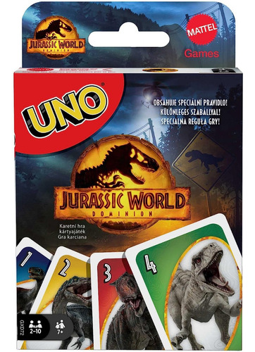Uno Jurassic World Dominion - Juego De Cartas 