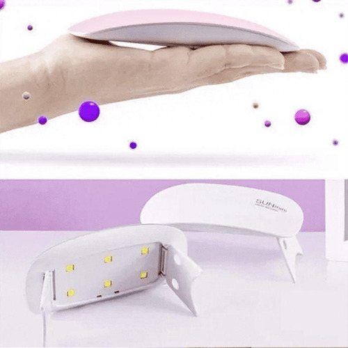 Cabina para uñas SUNminiSun 2 UV LED 6W rosa 220V