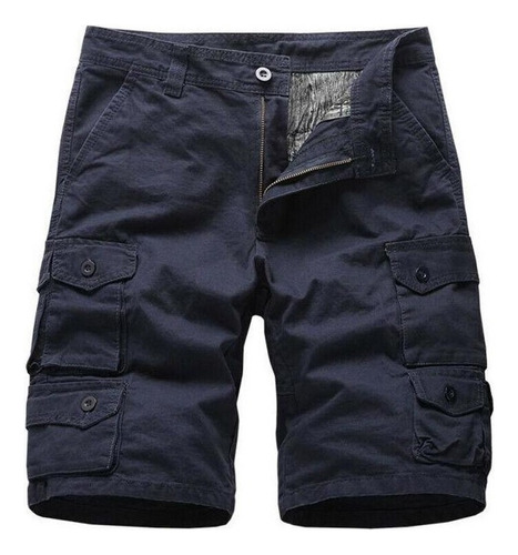 Plain Cargo Sueltos Pants For Men With Bolsil