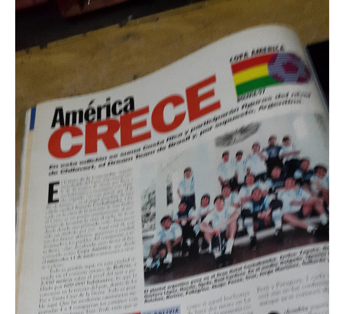 Revista El Grafico Nº 4053 1997 Copa America Crece