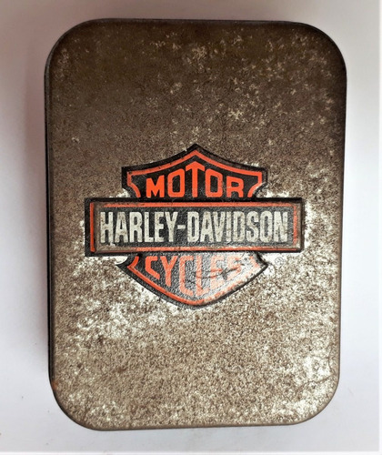 Caixa Embalagem Antiga Antiguidade Harley Davidson