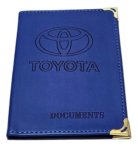 Funda Porta Documentos Auto,tarjetero,carnet , Logo Toyota 