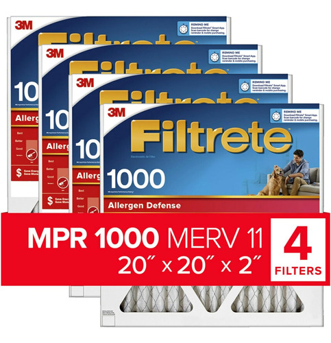 Filtro De Aire Horno De Ca 20x20x2, Mpr 100, Micro Alle...