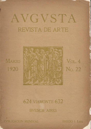 Augusta: Revista De Arte. Director Frans Van Riel. 22