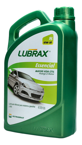 Aceite Lubrax Essencial Sl Mineral 10w-30 4lt