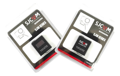 Pack De Dos Baterías De Cámara Sjcam Series Sj10 Y Sj11 